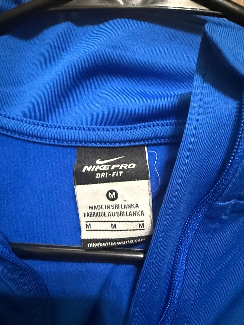 Nike Men's Royal Blue Performance Zip Jacket